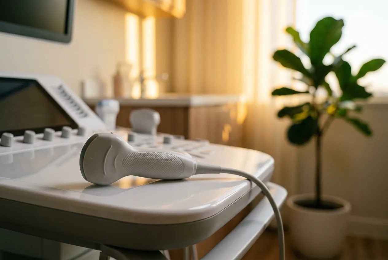 Medical ultrasound probe used for diagnostic imaging